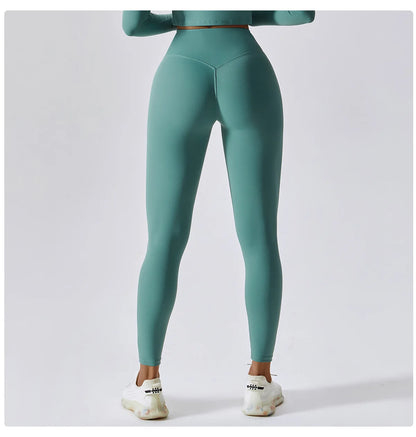 Seamless High Waist Gym Leggings (RoyalVictor)