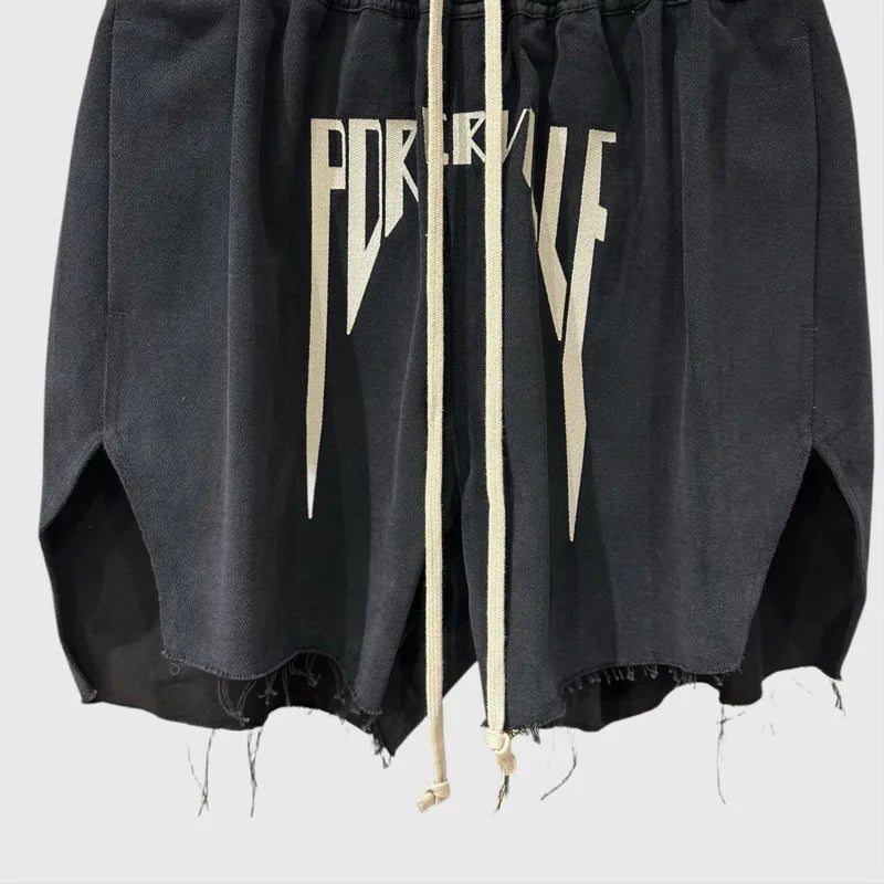Gothic Grunge Gym Shorts Unisex