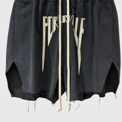 Gothic Grunge Gym Shorts Unisex