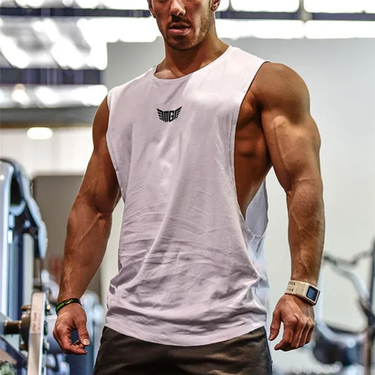 Bodybuilding Tank Tops Men/ Sports Sleeveless shirt /Muscle guys