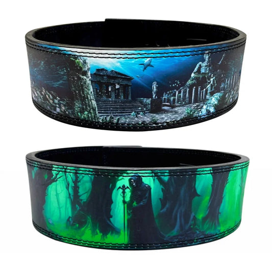 Weight Lifting Lever Belt Atlantis & Grim Reaper Design