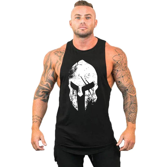 Workout Gym Tank Top /Mens Muscle Sleeveless Sportswear Shirt / Bodybuilding