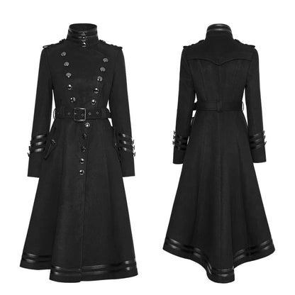Victorious Obsidian Warden Button Wool Coat
