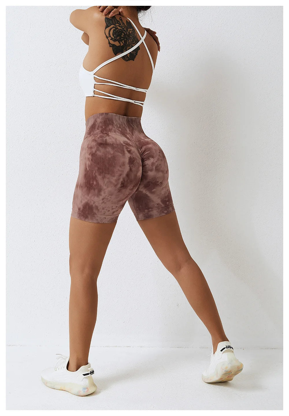 Victorious Seamless Tie-Dye Gym Shorts