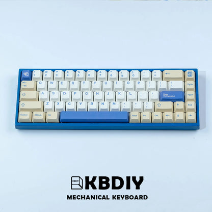 Victorious GMK Soymilk Keycap 135 Keys PBT Japanese Korean Keycap ISO Enter Cherry Profile for GMK67 K500 Gaming Mechanical Keyboard