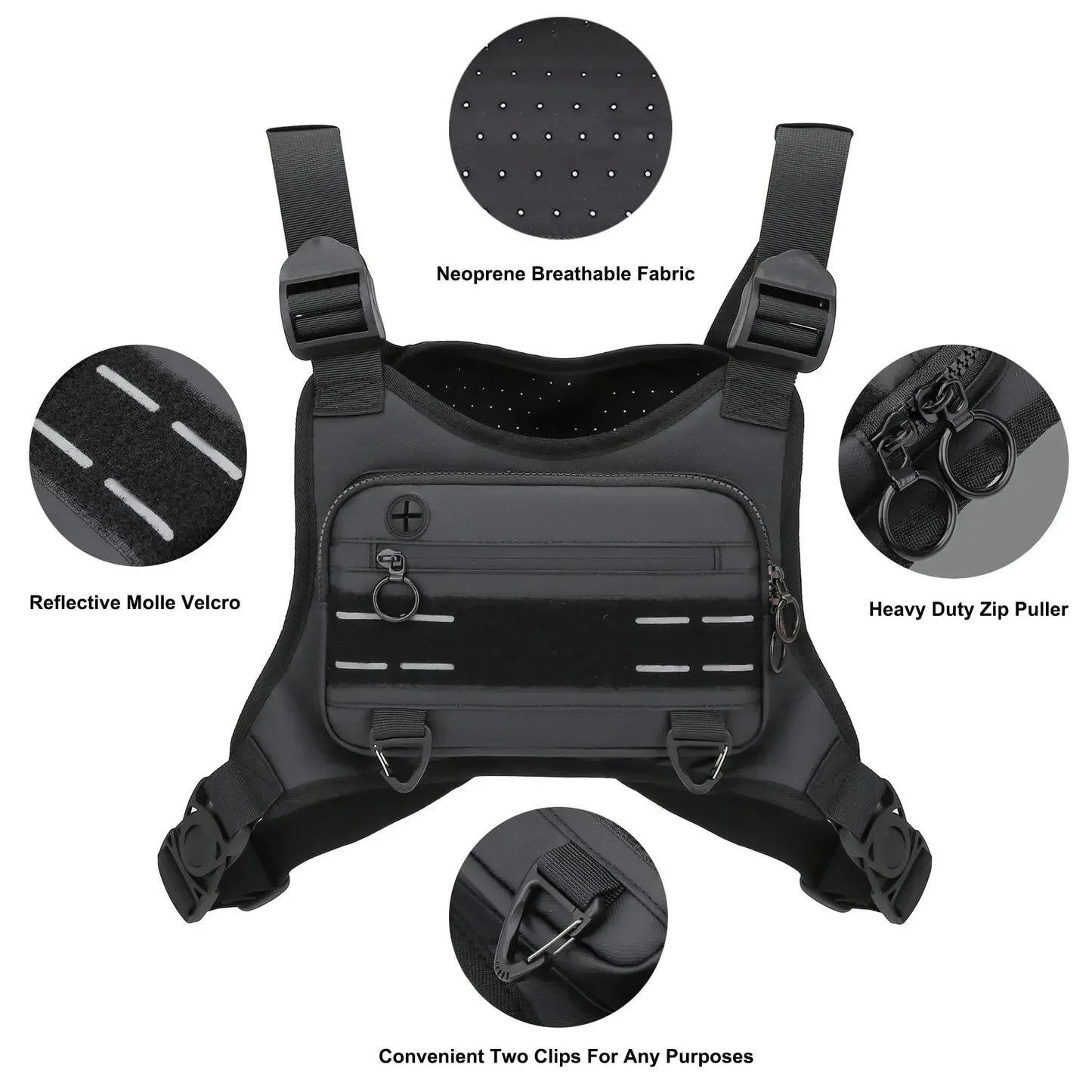 Chest Pack for Running/ Water Resistant (VictoryFit)