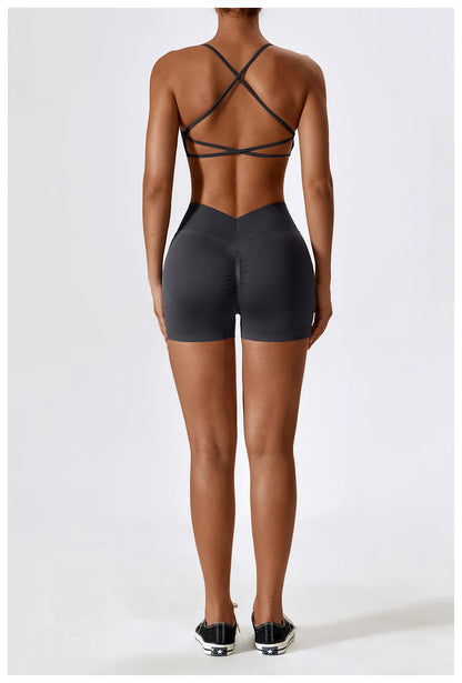 Women'S Gym Yoga Set/ Moisture Wicking Full Sets/ Short & Bra (Victorious AlpFlex)