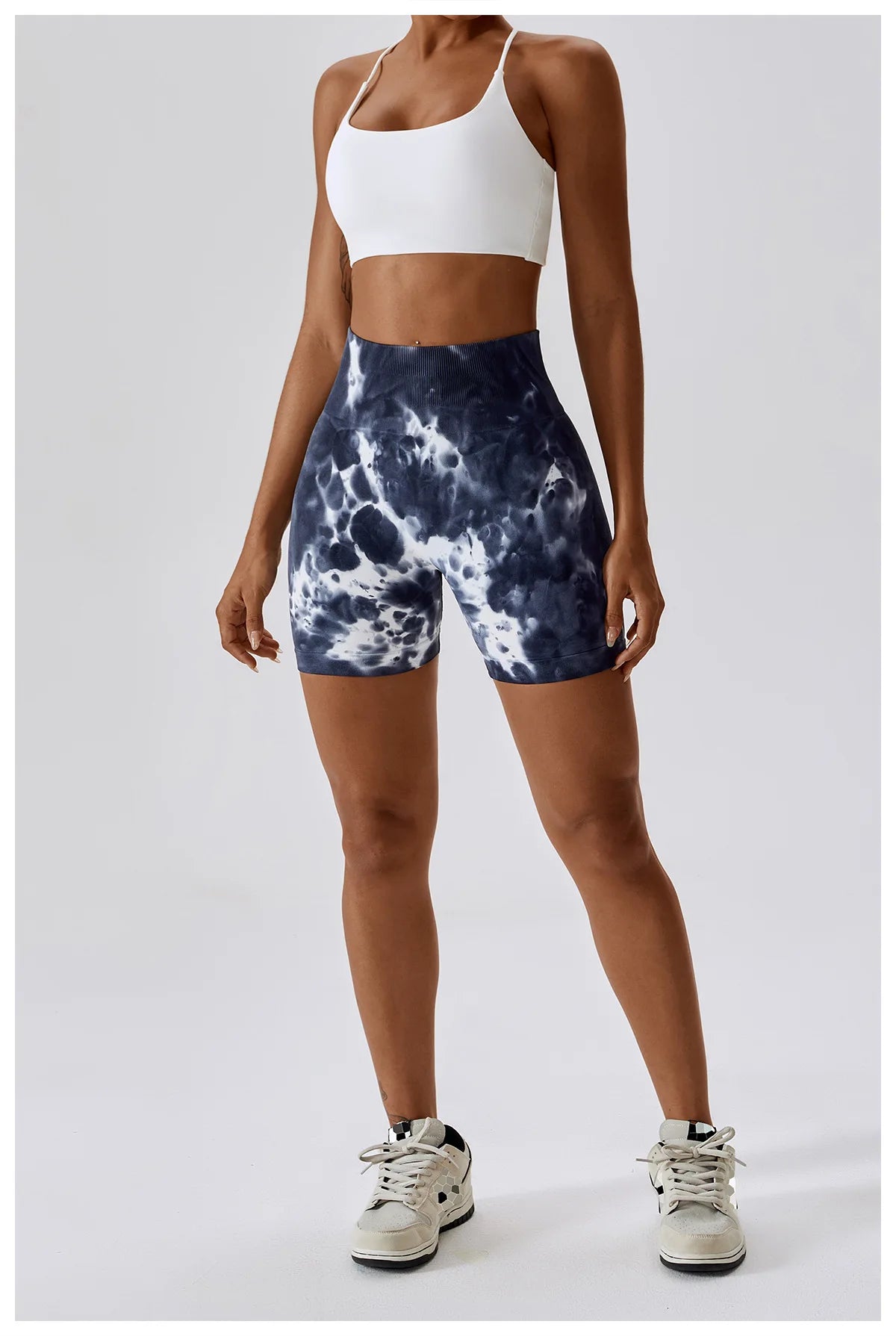 Victorious Seamless Tie-Dye Gym Shorts