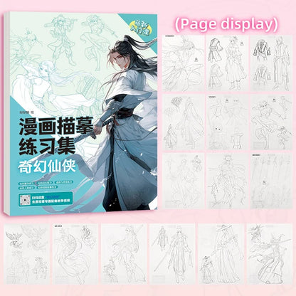 Victorious Anime character drawing introductory white sketchbook