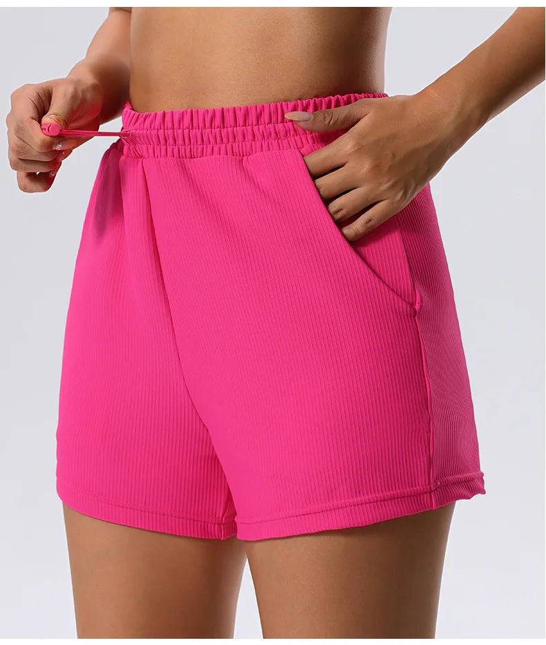 Victorious Momentum Fit Ribbed Sport Shorts