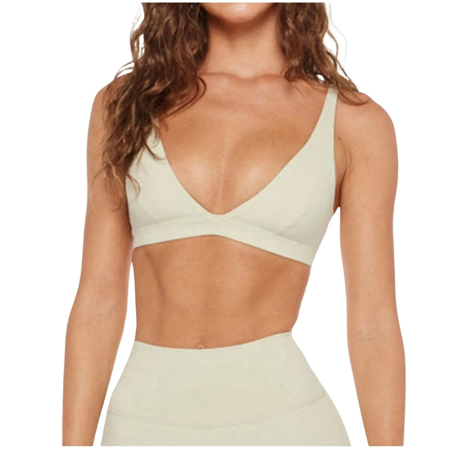 Victorious Athena Crop Top Sports Bra - Loose, Breathable & Push-Up