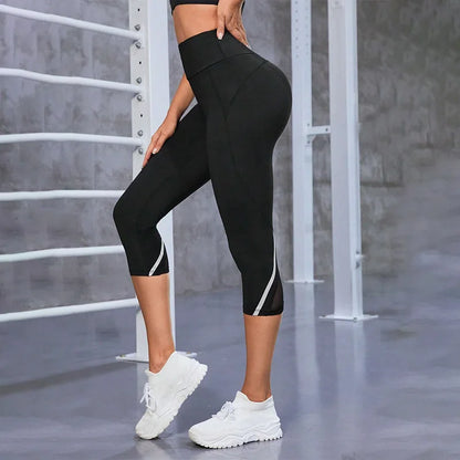 Mesh High Waist Yoga Pants / Capri Leggings for Women (Victorious Chrona Leggings)