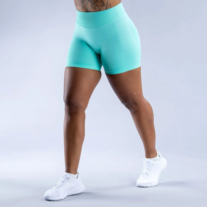 Victorious Island XXIIV / Women Low Rise High Impact Sports Shorts