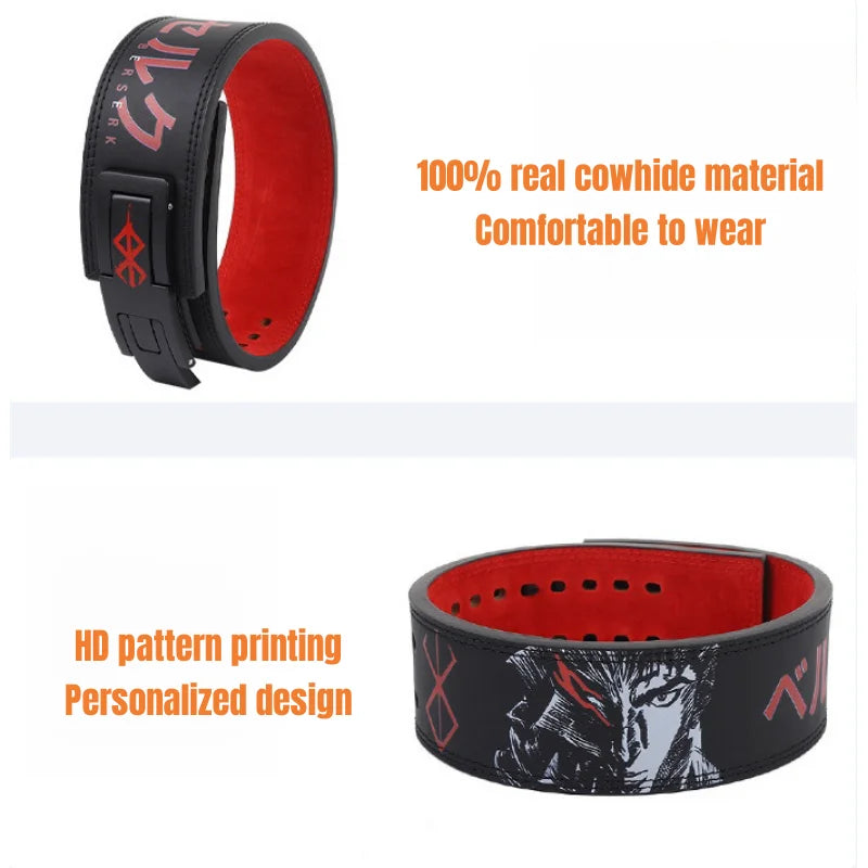 Victorious Anime Berserk Weight Lifting Lever Belt