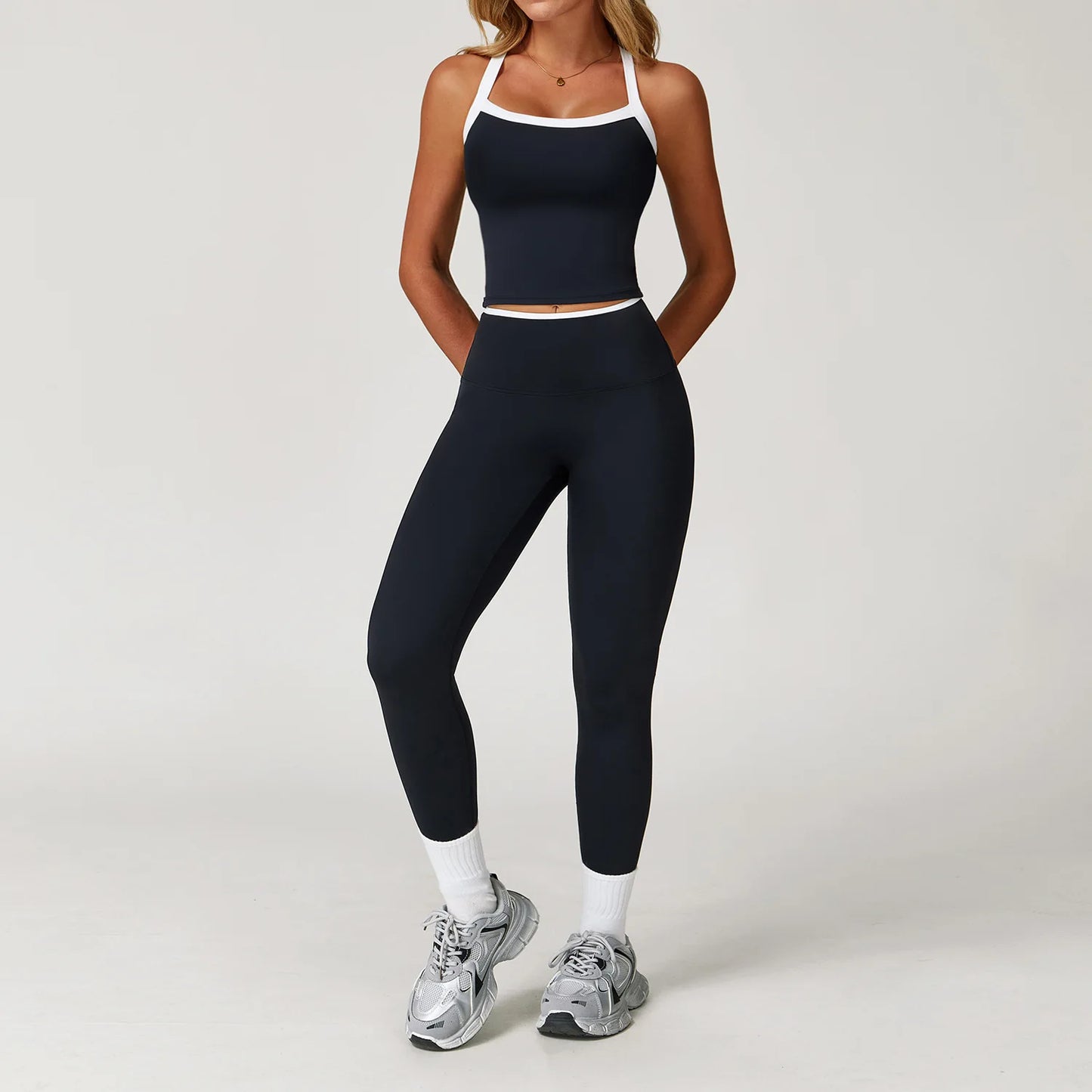 Women Tracksuit 2PCS Yoga Set / Nude Feeling Workout Sets (Victorious Sailor Strength Bra)