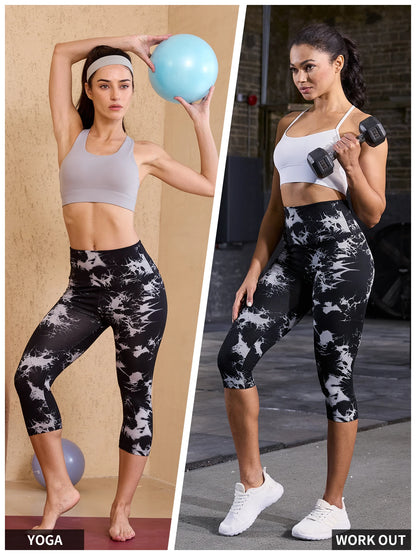 High Waisted Tie Dye Leggings Women(Victorious NexaLift Leggings)