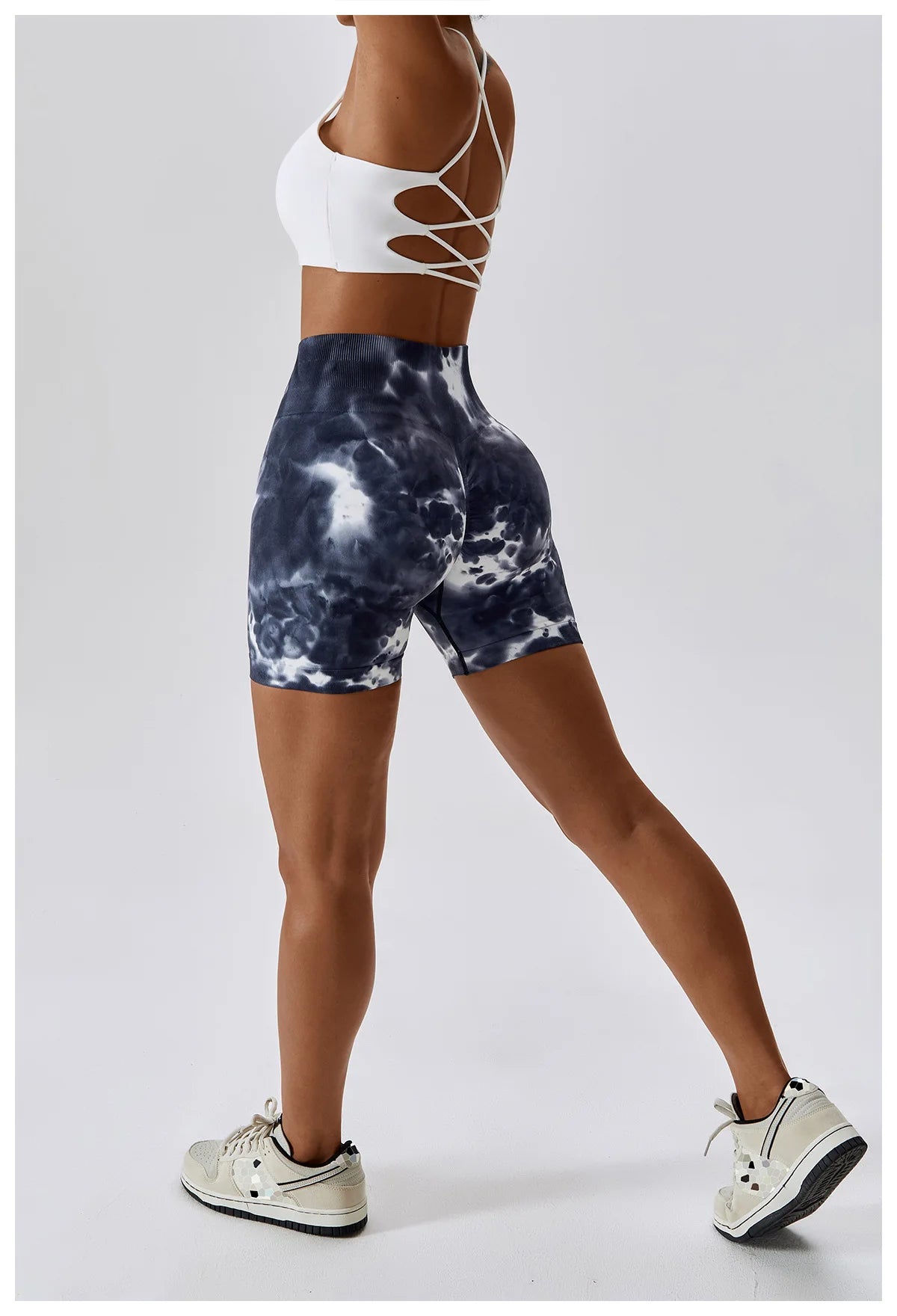 Victorious Seamless Tie-Dye Gym Shorts