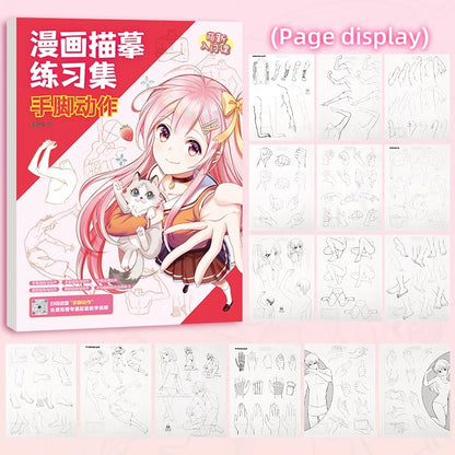 Victorious Anime character drawing introductory white sketchbook