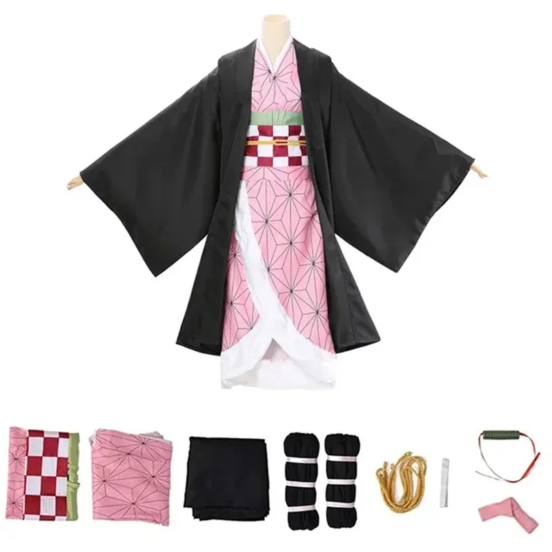 Demon Slayer Cosplay Tanjiro, Nezuko, Shinobu, Zenitsu
