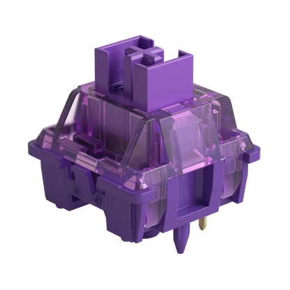 Victorious Akko V3 Pro Lavender Purple Switches 5 Pin 40gf Tactile Switch Compatible with MX Mechanical Keyboard (45 pcs)