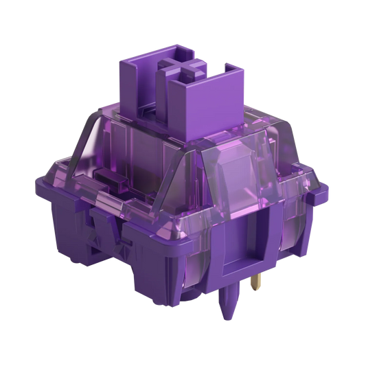 Victorious Akko V3 Pro Lavender Purple Switches 5 Pin 40gf Tactile Switch Compatible with MX Mechanical Keyboard (45 pcs)