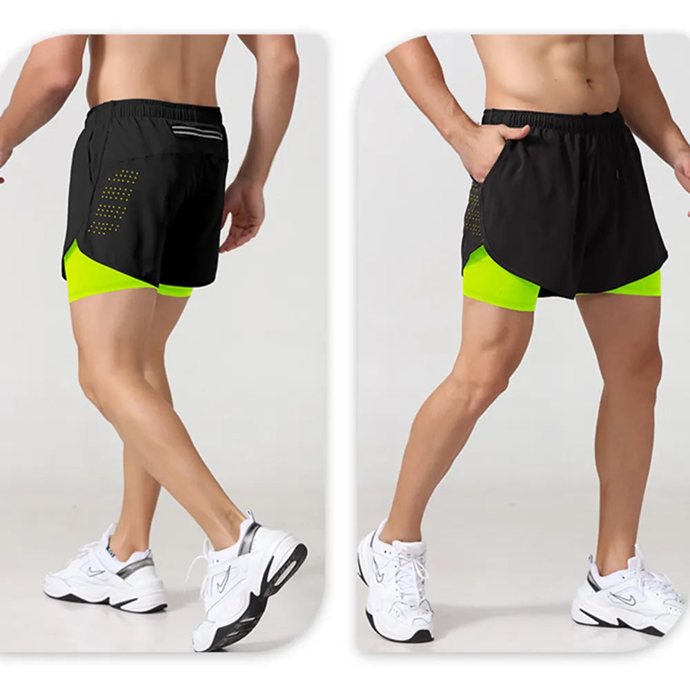 Victorious Trailblazer Double-Layer Training Shorts