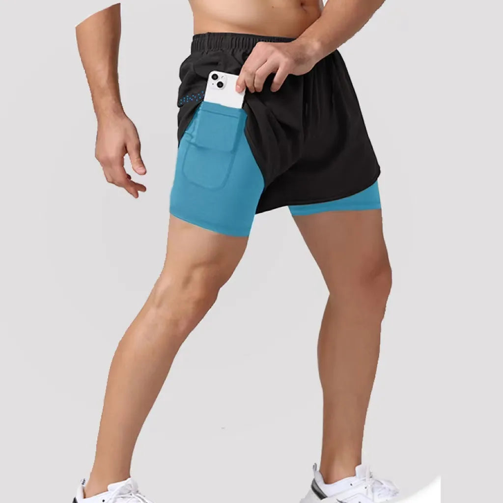 Victorious Trailblazer Double-Layer Training Shorts