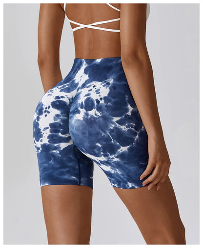 Victorious Seamless Tie-Dye Gym Shorts