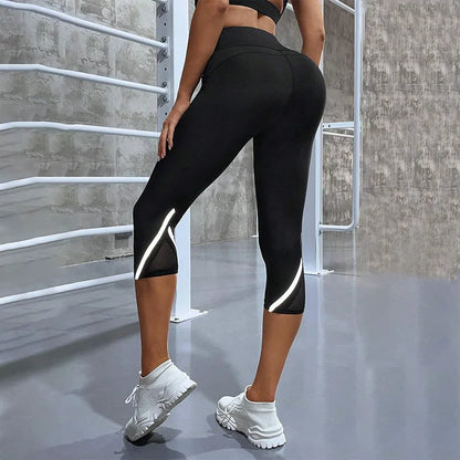 Mesh High Waist Yoga Pants / Capri Leggings for Women (Victorious Chrona Leggings)