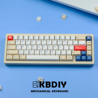 Victorious GMK Soymilk Keycap 135 Keys PBT Japanese Korean Keycap ISO Enter Cherry Profile for GMK67 K500 Gaming Mechanical Keyboard