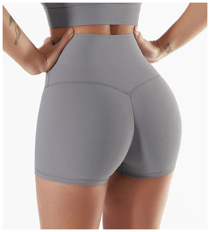 Victorious Ribbed Seamless Gym Shorts