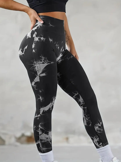 Victorious Romulus Radiance Tie-Dye Seamless Leggings