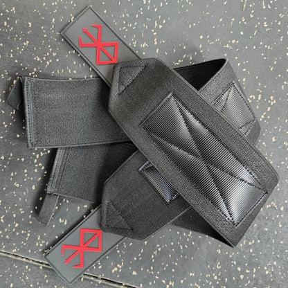 Weight Lifting Wrist Wraps Berserk Style Anime