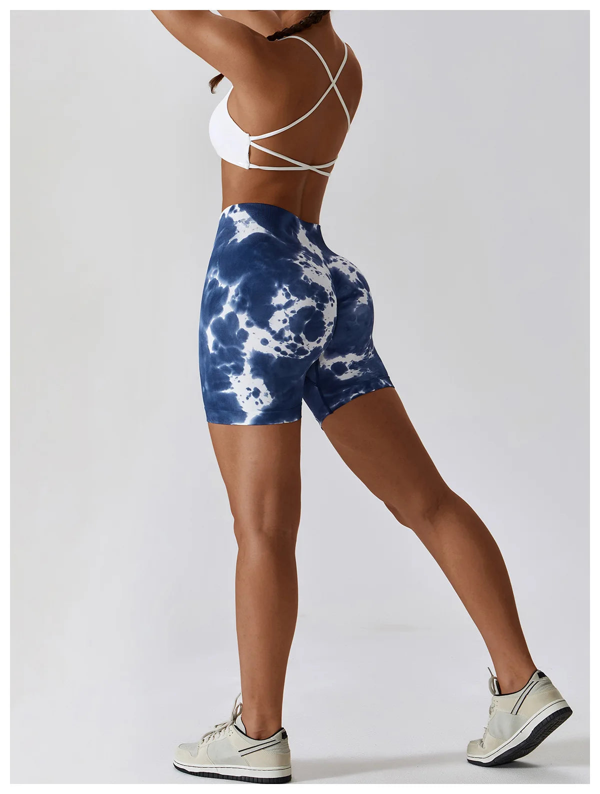 Victorious Seamless Tie-Dye Gym Shorts