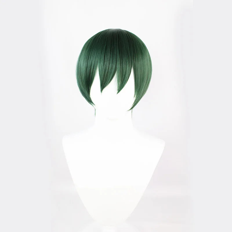 Maki Zenin Jujutsu Kaisen Cosplay Blue/ Short Hair