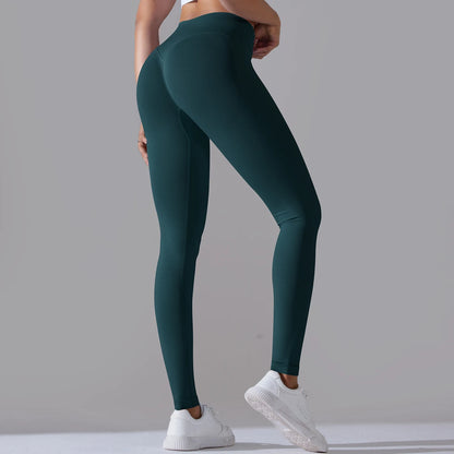 Crossover Waist Women Yoga Leggings / Victorious BioSync Leggings