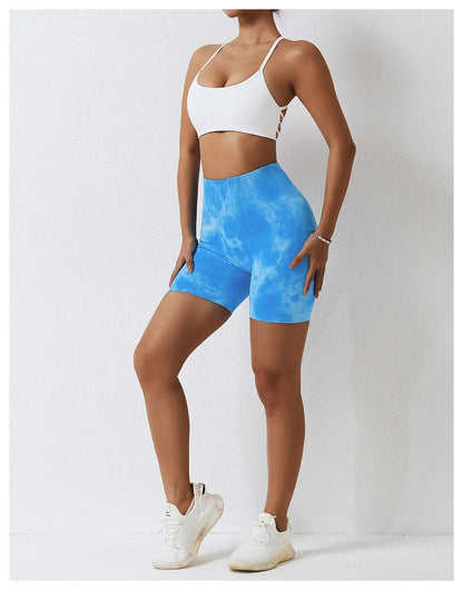 Victorious Seamless Tie-Dye Gym Shorts