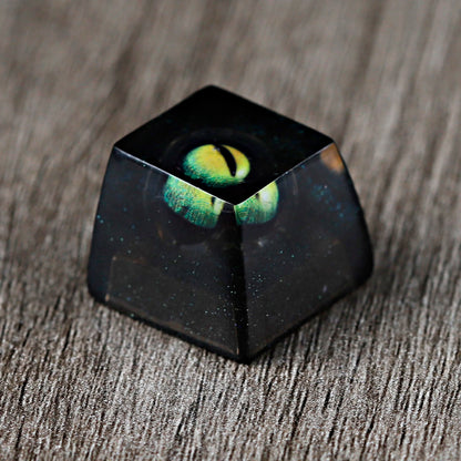 Victorious Artisan Keycap Resin Shine Through Evil Eye Keycaps For Cherry MX Mechanical Gaming Keyboard