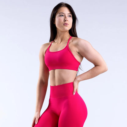 Dynamic Backless Sports Bra / High Impact Fitness / Gym Bra