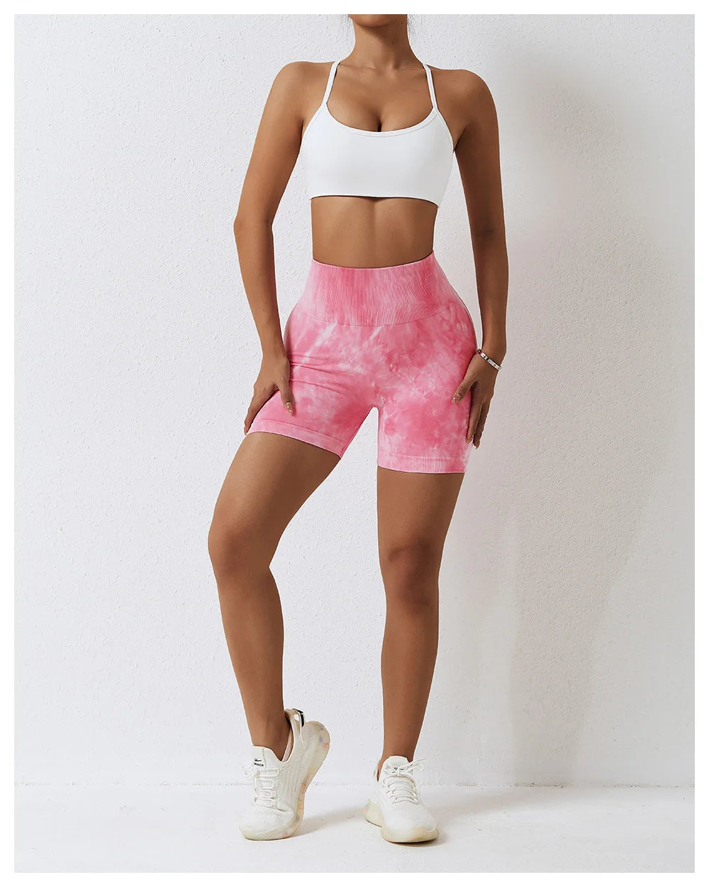 Victorious Seamless Tie-Dye Gym Shorts