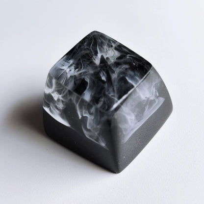 Victorious Snow Mountain Mechanical Keyboard DIY Resin / Fuji Mountain Transparent Keycap