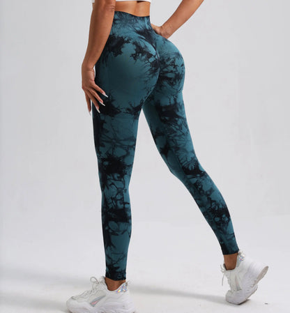 Victorious Galactic Vortex Tie Dye Leggings