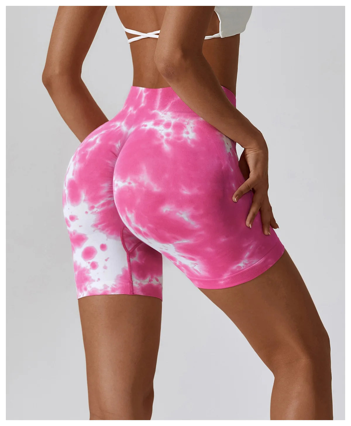 Victorious Seamless Tie-Dye Gym Shorts