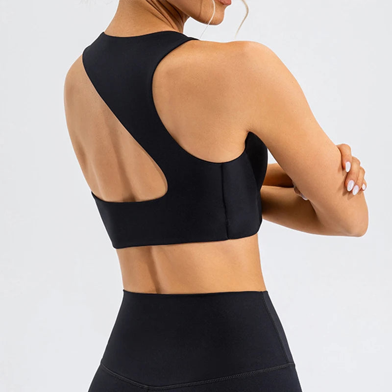 Victorious Zeus's Thunder Open Back Sports Bra