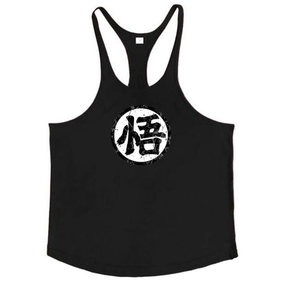 Gym Fitness Bodybuilding Tank Top/ Mens Sleeveless Y-back Tank Tops
