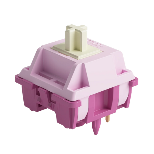 Victorious Akko V3 Creamy Purple Pro Switch 5-pin 30gf Tactile Switch Compatible with MX Mechanical Keyboard (45 pcs)