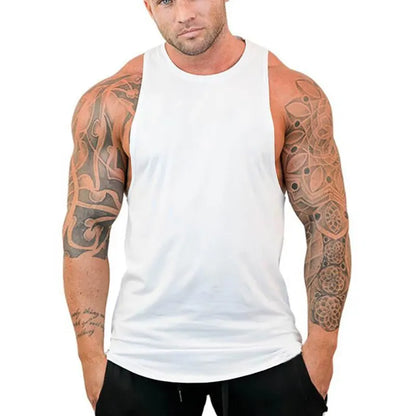 Men's Workout Muscle Tank Top/ Bodybuilding Gym Tank Top