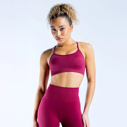 Dynamic Backless Sports Bra / High Impact Fitness / Gym Bra