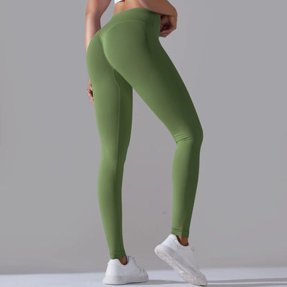 Crossover Waist Women Yoga Leggings / Victorious BioSync Leggings
