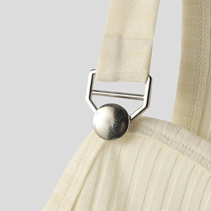 Ribbed Tank Top Unisex Solid Color Knitted / Casual & Sport